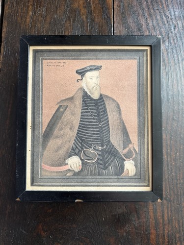 Antico ritratto tudor john - tudor,