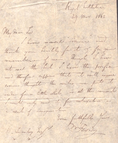 Michael faraday personal - faraday,