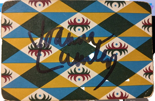 Joanna lumley signed playing - lumley,