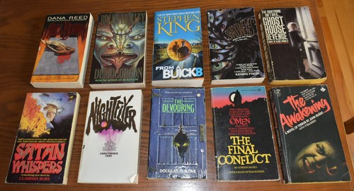 Vintage horror paperbacks - vintage,