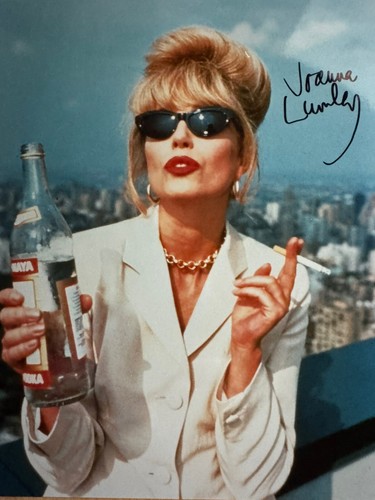 Joanna lumley genuine signed - joanna,