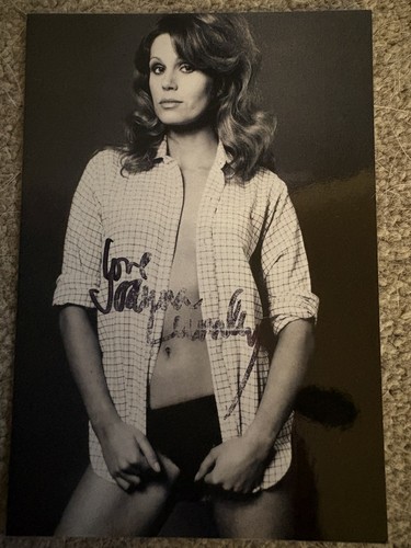 Signed photo joanna lumley - signed,