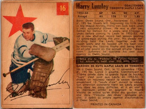 1955 parkhurst harry lumley - harry,