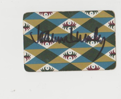 Joanna lumley signed playing - joanna,
