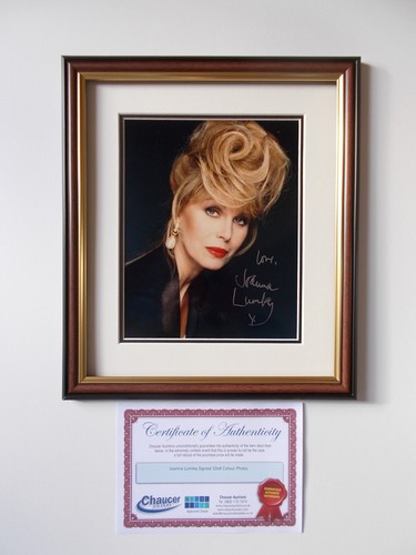 Joanna lumley signed and - lumley,