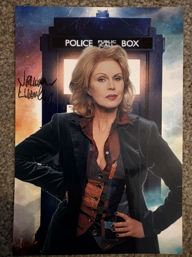 Signed photo joanna - joanna, lumley