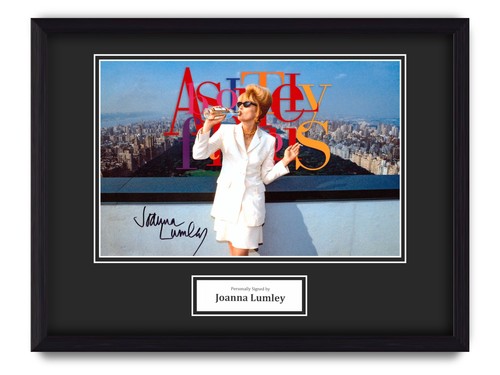 Joanna lumley signed - signed, 16x12